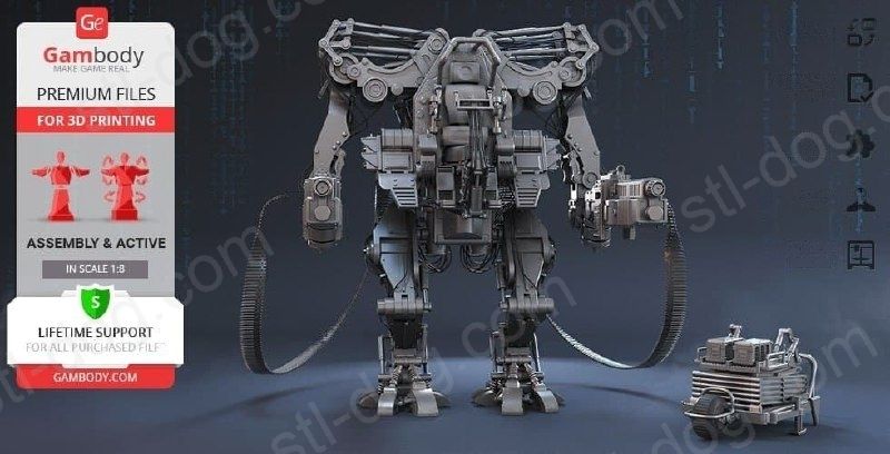 黑客帝国 MATRIX 战斗机器APU 3D打印图纸